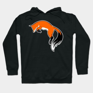 fox jumping Hoodie